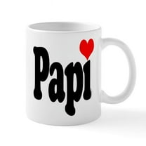 CafePress - I Love Papi Mug - 11 oz Ceramic Mug - Novelty Coffee Tea Cup