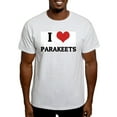 thumbnail image 1 of CafePress - I Love Parakeets Ash Grey T Shirt - Men's Classic Graphic T-Shirt, 1 of 4