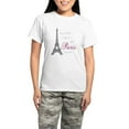 thumbnail image 1 of CafePress - I Love Paris Women's Light Pajamas - Women's Short Sleeve Print T-Shirt and Pants Light Cotton Pajama Set, 1 of 7
