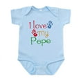 thumbnail image 1 of CafePress - I Love Pepe Infant Bodysuit - Baby Light Bodysuit, Size Newborn - 24 Months, 1 of 4