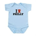 thumbnail image 1 of CafePress - I Love Philly Infant Creeper - Baby Light Bodysuit, Size Newborn - 24 Months, 1 of 4