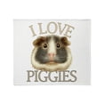 thumbnail image 1 of CafePress - I Love Piggies Throw Blanket - Soft Fleece Throw Blanket, 50"x60" for All Ages, 1 of 2