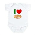thumbnail image 1 of CafePress - I Love Pizza Infant Bodysuit - Baby Light Bodysuit, Size Newborn - 24 Months, 1 of 4