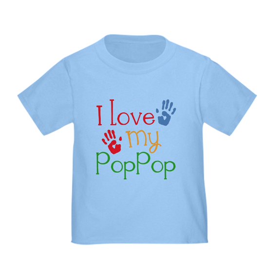 CafePress - I Love Poppop Toddler T Shirt - Cute Toddler T-Shirt, 100% Cotton