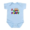 thumbnail image 1 of CafePress - I Love Poppy CUTE Baby/Toddler Onesie - Baby Light Bodysuit, Size Newborn - 24 Months, 1 of 4