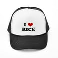 thumbnail image 1 of CafePress - I Love RICE - Adjustable Unisex Printed Trucker Hat with Mesh Back, 1 of 8