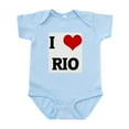 thumbnail image 1 of CafePress - I Love RIO Infant Bodysuit - Baby Light Bodysuit, Size Newborn - 24 Months, 1 of 4