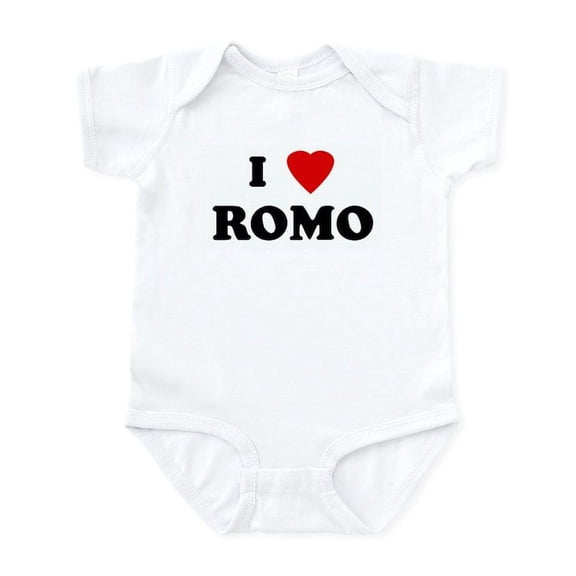 CafePress - I Love ROMO Infant Bodysuit - Baby Light Bodysuit, Size Newborn - 24 Months