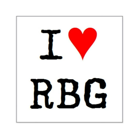 CafePress - I Love Rbg - Square Sticker 3" x 3"