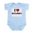 thumbnail image 1 of CafePress - I Love Rotaries Body Suit - Baby Light Bodysuit, Size Newborn - 24 Months, 1 of 4