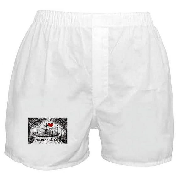 CafePress - I Love Savannah Ga Boxer Shorts - Men's Novelty Boxer Shorts