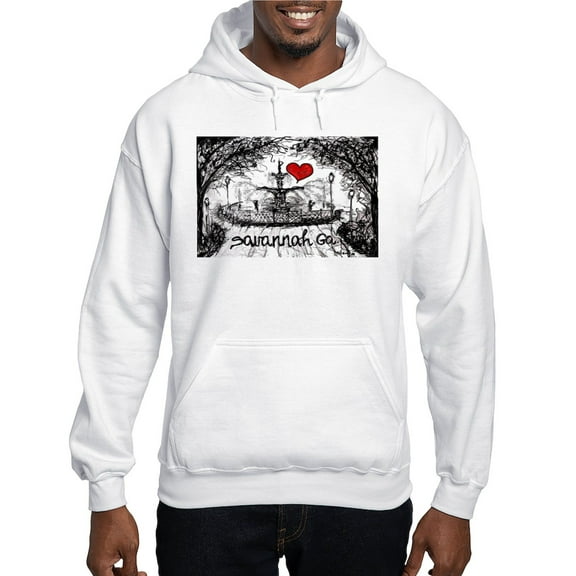 CafePress - I Love Savannah Ga Hooded Sweatshirt - Pullover Hoodie, Hooded Sweatshirt