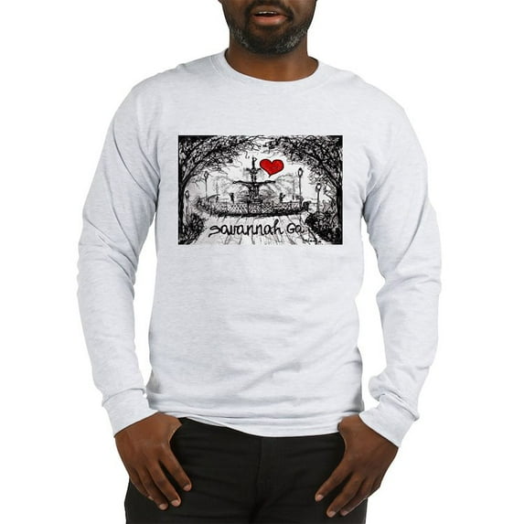 CafePress - I Love Savannah Ga Long Sleeve T Shirt - Unisex Cotton Long Sleeve T-Shirt