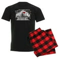 thumbnail image 1 of CafePress - I Love Savannah Ga Men's Dark Pajamas - Men's Dark Loose Fit Cotton Pajama Set, 1 of 7