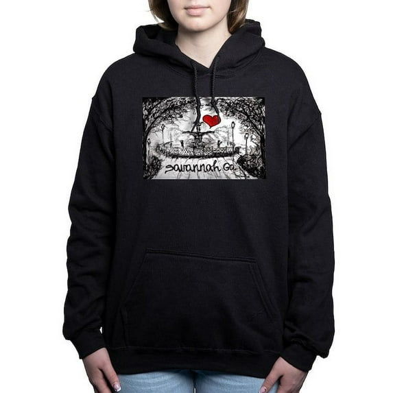 CafePress - I Love Savannah Ga - Pullover Hoodie, Classic & Comfortable Hooded Sweatshirt