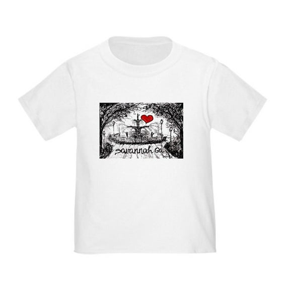 CafePress - I Love Savannah Ga T Shirt - Cute Toddler T-Shirt, 100% Cotton