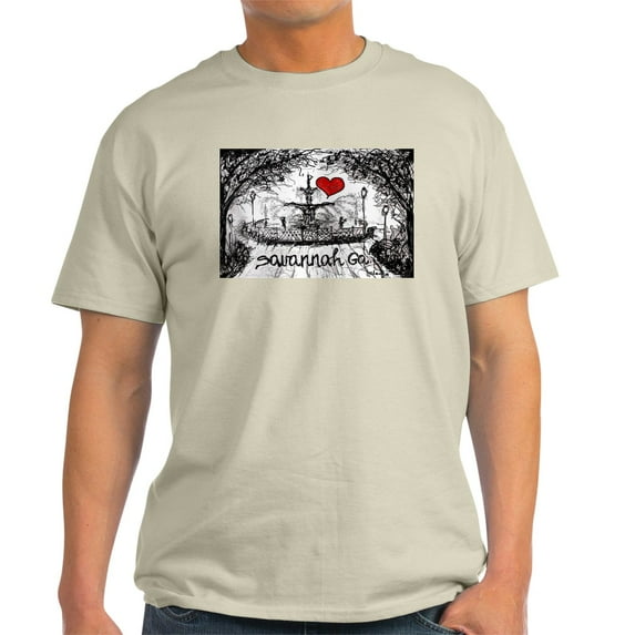CafePress - I Love Savannah Ga T Shirt - Men's Classic Graphic T-Shirt