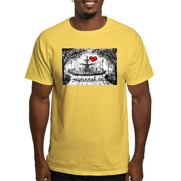 CafePress - I Love Savannah Ga T Shirt - Men's Classic Graphic T-Shirt
