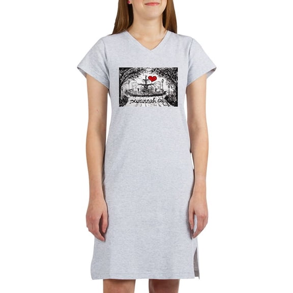 CafePress - I Love Savannah Ga - Women's Nightshirt