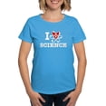 thumbnail image 1 of CafePress - I Love Science Women's Dark T Shirt - Women's Traditional Fit Dark T-Shirt, 1 of 4