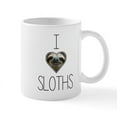 thumbnail image 1 of CafePress - I Love Sloths Mug - 11 oz Ceramic Mug - Novelty Coffee Tea Cup, 1 of 4