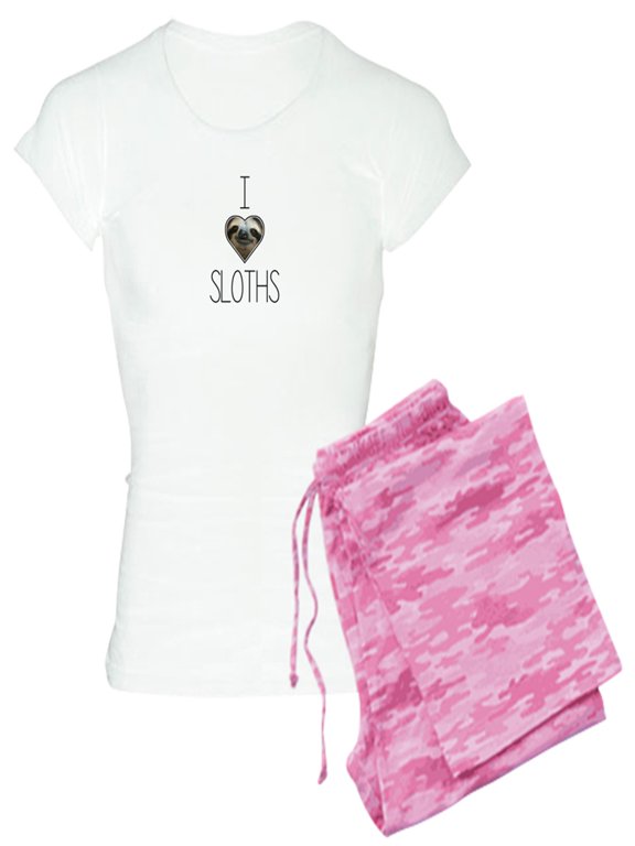 - I Love Sloths Pajamas - Women's Light Pajamas