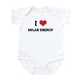 thumbnail image 1 of CafePress - I Love Solar Energy Infant Creeper - Baby Light Bodysuit, Size Newborn - 24 Months, 1 of 4