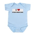 thumbnail image 1 of CafePress - I Love Steer Wrestling Infant Creeper - Baby Light Bodysuit, Size Newborn - 24 Months, 1 of 4