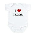 thumbnail image 1 of CafePress - I Love TACOS Infant Bodysuit - Baby Light Bodysuit, Size Newborn - 24 Months, 1 of 4