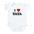 thumbnail image 1 of CafePress - I Love TATA Infant Bodysuit - Baby Light Bodysuit, Size Newborn - 24 Months, 1 of 4