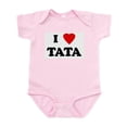 thumbnail image 1 of CafePress - I Love TATA Infant Bodysuit - Baby Light Bodysuit, Size Newborn - 24 Months, 1 of 4