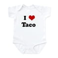 thumbnail image 1 of CafePress - I Love Taco Infant Bodysuit - Baby Light Bodysuit, Size Newborn - 24 Months, 1 of 4