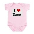thumbnail image 1 of CafePress - I Love Taco Infant Bodysuit - Baby Light Bodysuit, Size Newborn - 24 Months, 1 of 4