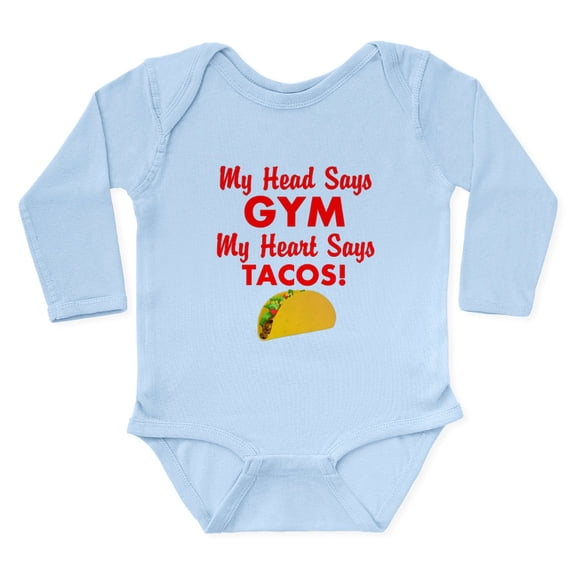 CafePress - I Love Tacos Body Suit - Long Sleeve Cotton Baby Bodysuit