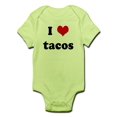 thumbnail image 1 of CafePress - I Love Tacos Infant Bodysuit - Baby Light Bodysuit, 1 of 1