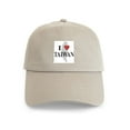 thumbnail image 1 of CafePress - I Love Taiwan Cap - Adjustable 100% Brushed Unisex Casual Cotton Baseball Cap, Beige, 1, 1 of 2