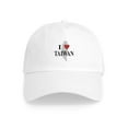 thumbnail image 1 of CafePress - I Love Taiwan Cap - Adjustable 100% Brushed Unisex Casual Cotton Baseball Cap, Beige, 1, 1 of 2
