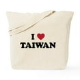 thumbnail image 1 of CafePress - I Love Taiwan Tote Bag - Unisex Canvas Tote Bag, Beige, 1-Piece, 1 of 7