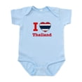 thumbnail image 1 of CafePress - I Love Thailand Infant Bodysuit - Baby Light Bodysuit, Size Newborn - 24 Months, 1 of 4