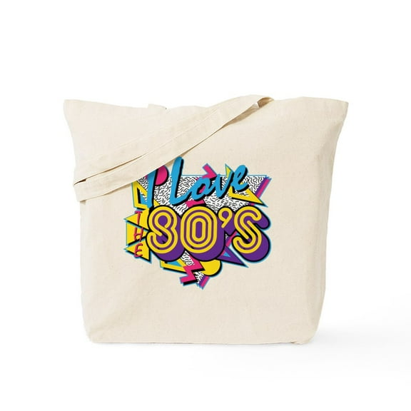 CafePress - I Love The 80S Tote Bag - Unisex Canvas Tote Bag, Beige, 1-Piece