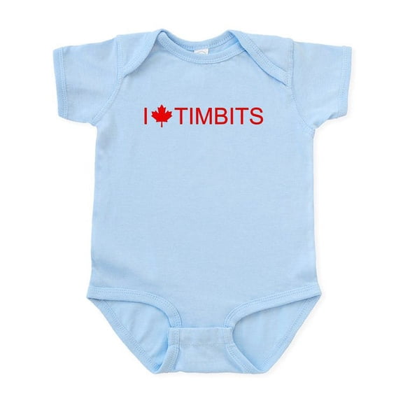 CafePress - I Love Timbits Infant Bodysuit - Baby Light Bodysuit, Size Newborn - 24 Months