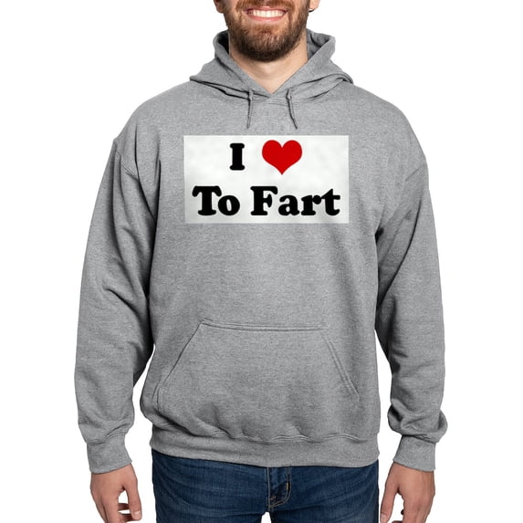 CafePress - I Love To Fart Hooded Sweatshirt - Pullover Hoodie, Hooded Sweatshirt