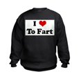 thumbnail image 1 of CafePress - I Love To Fart Kids Sweatshirt - Kids Sweatshirt, Youth Crew Neck Sweatshirt, 1 of 4
