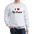 thumbnail image 1 of CafePress - I Love To Fart Sweatshirt - Crew Neck Sweatshirt, 1 of 4