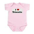 thumbnail image 1 of CafePress - I Love Triscuits Infant Bodysuit - Baby Light Bodysuit, Size Newborn - 24 Months, 1 of 4