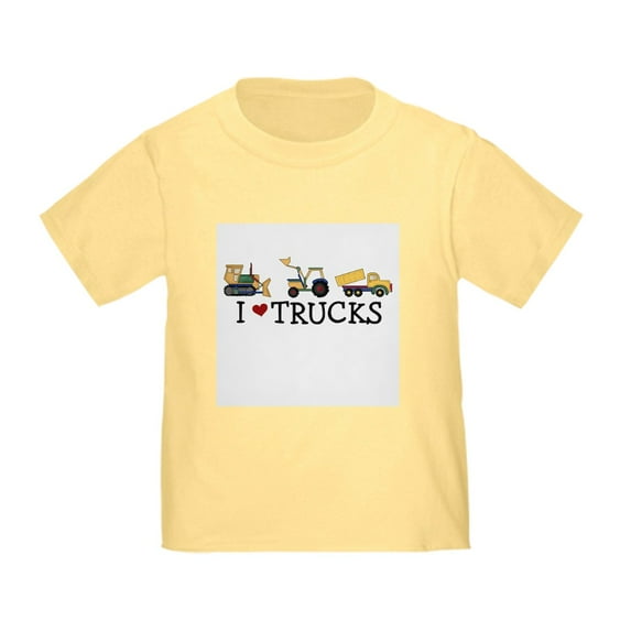 CafePress - I Love Trucks Toddler T Shirt - Cute Toddler T-Shirt, 100% Cotton
