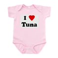 thumbnail image 1 of CafePress - I Love Tuna Infant Bodysuit - Baby Light Bodysuit, Size Newborn - 24 Months, 1 of 4