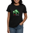 thumbnail image 1 of CafePress - I Love Turtles Women's Dark T Shirt - Women's Traditional Fit Dark T-Shirt, 1 of 4