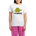 thumbnail image 1 of CafePress - I Love Turtles Women's Light Pajamas - Women's Short Sleeve Print T-Shirt and Pants Light Cotton Pajama Set, 1 of 7