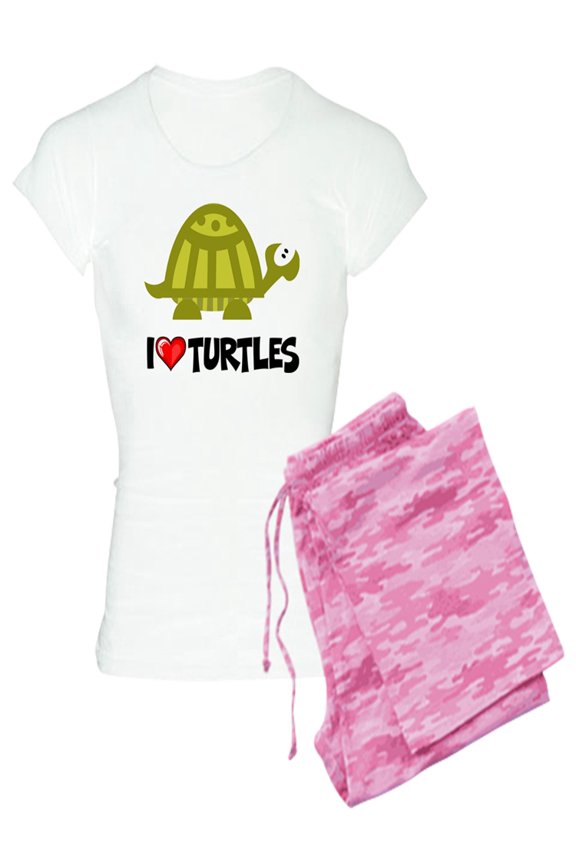 - I Love Turtles - Women's Light Pajamas
